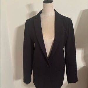 Banana Republic Classic Heavy Black Blazer Coat